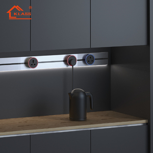 Aluminum Wall Track Socket Embedded Orbital EU Movable <strong>Modular</strong> Power Rail Plug <strong>System</strong> Desktop Electrical Outlet <strong>Panel</strong> with USB - Product Image 1