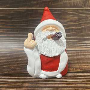 Décoration de Noël, artisanat en résine, statue de gnome de jardin, modèle peint pour une utilisation en intérieur/extérieur - Product Image 3