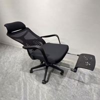 Chaise de bureau de qualité supérieure au design moderne, de qualité commerciale, avec tissu respirant, siège pivotant complet, assise souple, structure en métal.