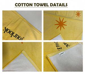 Cát miễn phí sợi nhỏ du lịch bãi biển Khăn bãi biển Khăn bông 180x100 bông bãi biển Khăn - Product Image 4