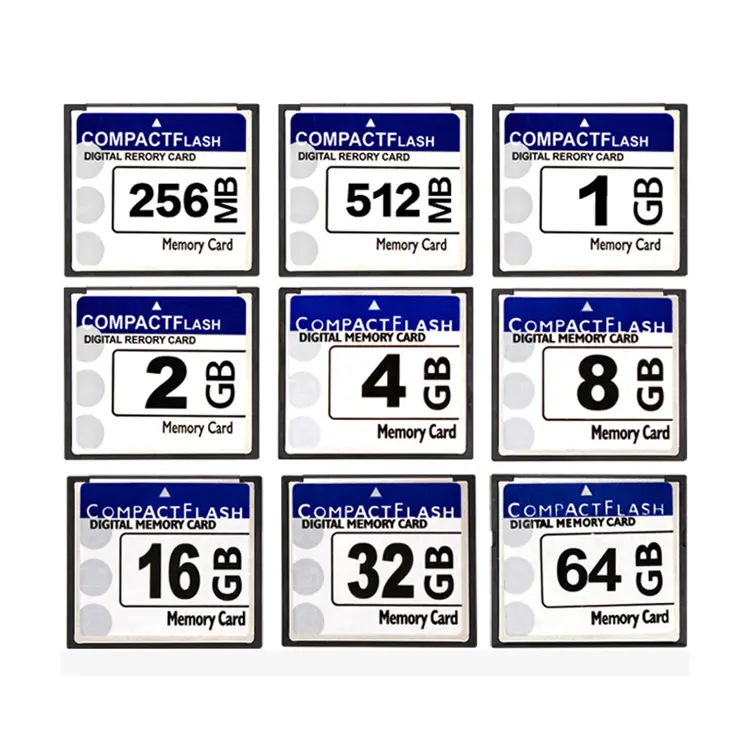 High Quality 128MB 256MB 8Gb Compact Flash Card 4GB 16Gb 32Gb Cf Memory Cards