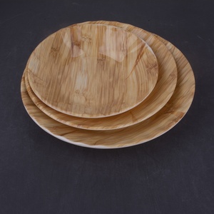 <span class=keywords><strong>Platos</strong></span> Hondos Redondos <span class=keywords><strong>de</strong></span> <span class=keywords><strong>Melamina</strong></span> con Diseño <span class=keywords><strong>de</strong></span> Madera, Ecológicos y Económicos, <span class=keywords><strong>de</strong></span> 7/8/9 Pulgadas, en Existencia, para la Vuelta al Cole - Product Image 1