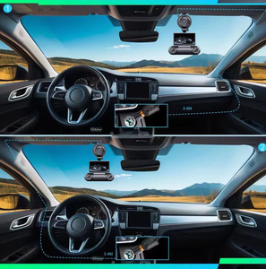กล้องติดรถยนต์ 4 ช่องทาง ความละเอียด 2K หน้าจอ LCD 3 นิ้ว มุมมอง 360 องศา พร้อมกระจกมองหลัง ระบบ ADAS มองเห็นในเวลากลางคืน กล้อง 4 ตัว บันทึกการขับขี่ผ่าน WiFi - Product Image 2