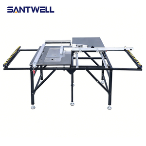Mesa de sierra plegable de alta resistencia para carpintería, banco de trabajo multifunción con estructura de acero, mesa de corte sin polvo para uso en taller de carpintería - Product Image 3