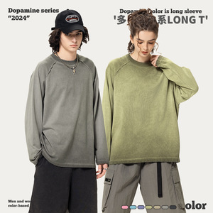 Camiseta de gran tamaño para hombre de la marca Chao, 270g, tejido pesado, estampado de Color sólido, con capucha, aspecto de lavado sucio para hombre mayor europeo - Product Image 5