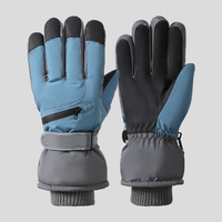Gants de ski unisexes personnalisés avec logo, imperméables, thermiques, compatibles écran tactile, antidérapants pour sports de plein air, snowboard, cyclisme, randonnée