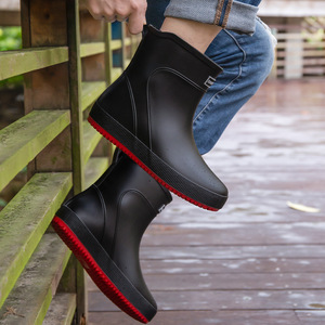 2025 nuovo stile alla moda <span class=keywords><strong>da</strong></span> uomo <span class=keywords><strong>stivali</strong></span> <span class=keywords><strong>da</strong></span> <span class=keywords><strong>pioggia</strong></span> leggeri per adulti Gumboots per gli uomini impermeabili scarpe <span class=keywords><strong>da</strong></span> <span class=keywords><strong>pioggia</strong></span> per l'estate e la stagione della <span class=keywords><strong>pioggia</strong></span> - Product Image 1