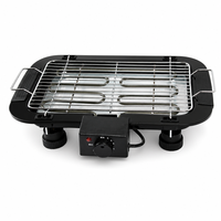 Barbecue électrique portable en acier inoxydable, machine à griller sans fumée pour les fêtes de famille, les grillades en plein air dans la cour, 2000W