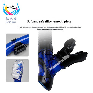Máscara de buceo Swim Bick con snorkel de silicona ajustable, antivaho, visión clara para adultos, natación y buceo - Product Image 5