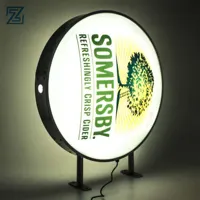 LED Bright illuminated light box Client customized Logo
