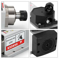 Router CNC Motor Spindel 1.5/2.2/3.5/4.5/6/7/, 5KW 4 Bantalan Mesin Ukir Pekerjaan Kayu CNC Berpendingin Udara Motor