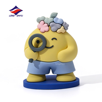 Longzhiyu, fabricant de jouets articulés de dessins animés OEM depuis 20 ans, figurine 3D personnalisée, design 3D de bureau, figurine en PVC sur mesure