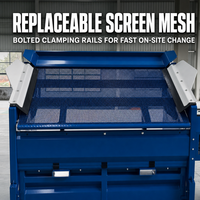 Cribleuse de surface pour compost, sable et gravier, séparateur de sol avec certification CE ISO, tamis vibrant portable linéaire pour le recyclage des déchets