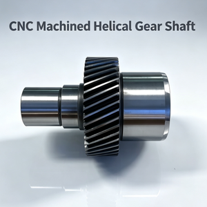 Eje de Transmisión Mecanizado por CNC, Eje de Dientes Helicoidales de Precisión, Componente Central de Reductor de Alta Resistencia, Engranaje Helicoidal Mecanizado por CNC - Product Image 2