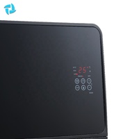 Chauffage rapide 2000W, radiateur électrique portable en céramique PTC télécommandé, protection contre la surchauffe, éclairage à effet de feu 3D, 500-599 m²