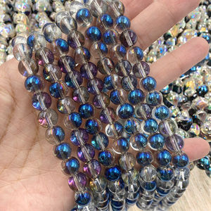 Oferta Especial: Nuevas Cuentas de Cristal de 8mm con Orificio Recto, Diseño de Fresa, de Vidrio Lampwork para DIY y Decoración de Bolígrafos, Color como en la Imagen, HK EXPORTS HK205 - Product Image 3