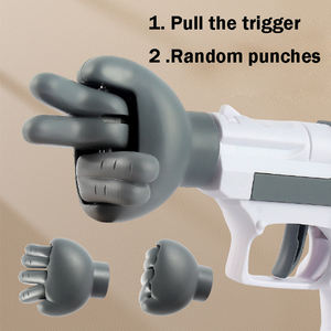 Gran Oferta personalizada al por mayor piedra papel tijeras pistola fiesta clásica batalla juguetes interactivos novedad adivinanza puño pistola para fiestas - Product Image 6