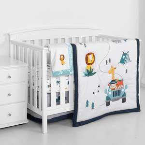 Baby <strong>Bumper</strong> <strong>Set</strong> 100%cotton European Luxury Soft Baby <strong>Cot</strong> Crib Bedding <strong>Sets</strong> with <strong>Bumper</strong> - Product Image 2