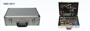 Caja de <span class=keywords><strong>herramientas</strong></span> de peluquero de aluminio vacía Caja de transporte dura de aluminio universal <span class=keywords><strong>Maletín</strong></span> portátil - Product Image 5