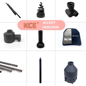 Benutzer definierte harte gute Festigkeit hochglanz polierte Reaktion Silizium karbid Keramik Teil lange Stange - Product Image 6