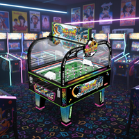 Machine de jeu d'arcade de football Kung Fu, machine de football de table d'intérieur à monnayeur avec distributeur de tickets