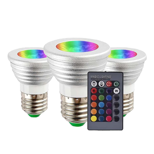 <span class=keywords><strong>E26</strong></span>/E27/gu5.3/GU10 5 Wát RGB LED Spotlight bóng đèn điều khiển từ xa thay đổi màu sắc AC thay đổi độ sáng nhà kỳ nghỉ trang trí 110V-220V - Product Image 2