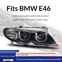 XiuShan Nouveau Phare DRL 12V 55W 6000K pour BMW Série 3 E46 Quatre Portes 318/320/325/330CI