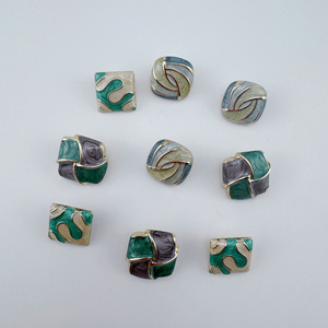 High Quality Metal Zinc Alloy <strong>Buttons</strong> for Men's Shirt &amp; Suit Logo Customized <strong>Button</strong> with Enameled <strong>Design</strong> Wholesale - Product Image 2