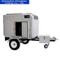 Congélateur portable à moteur solaire pour camping et extérieur, grande capacité, alimenté par batterie, 450W/750W, 40dB, froid