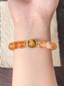 Pulsera de Cuentas en Forma de Bola de Moda para Mujer con Cristales de Estrás, Regalo de Budismo para la Fortuna, la Riqueza y la Sanación - Product Image 4