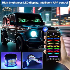 ไฟ LED Devil Eyes ของ Sasecgo ขนาด 15x4 นิ้ว เปลี่ยนสีได้ ตั้งโปรแกรมได้ สำหรับติดกระจกรถยนต์ ใช้ได้กับรถยนต์ทั่วไป - Product Image 6
