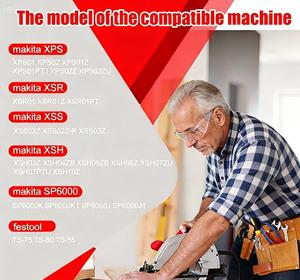 Rail de guidage <span class=keywords><strong>pour</strong></span> scie à ruban de découpe de carreaux, coupe droite, coupe chanfreinée, précision, compatible avec <span class=keywords><strong>les</strong></span> scies Makita, Festool, Wen Track - Product Image 2