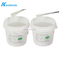 Isolation électrique liquide thermoconductrice à double composant Encapsulation claire Mastic de rempotage en silicone pour LED