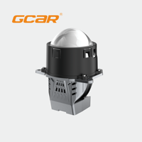 GCAR 2026 Nuevo Proyector LED Bi-LED de 3 Pulgadas R6 MAX TIR con Doble Reflector de 65W, Lente de Proyector para Faros Delanteros Universales para Automóviles