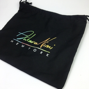 Impreso <span class=keywords><strong>seda</strong></span> Eco orgánica Cordón <span class=keywords><strong>de</strong></span> bolsas <span class=keywords><strong>de</strong></span> regalo - Product Image 4