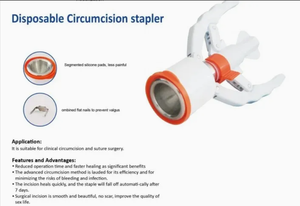 Agrafeuse de circoncision jetable pour prépuce masculin, instrument chirurgical d'urologie, stérile à usage unique, fourni par <span class=keywords><strong>l</strong></span>'usine - Product Image 3