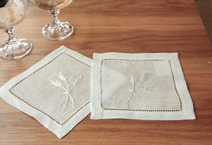 Serviette de cocktail en lin Pure Harvest |   Serviette de table réutilisable en lin 100% naturel de qualité supérieure, écologique, design minimaliste - Product Image 3