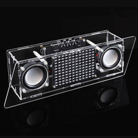 Kit de haut-parleur Bluetooth DIY électronique musique contrôle acoustique spectre multicolore projet de soudure pratique assemblage de soudure