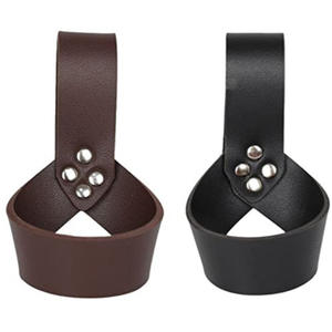 戦術的な中世風調節可能なPUレザー製剣ホルスターショルダーストラップシース鞘、アウトドアアクティビティコスチューム用 - Product Image 5