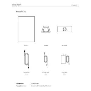 Kit Standard Starlink V4 Mini – Antenne Satellite WiFi Portable avec Routeur Intégré, Faible Consommation, IP67, Prêt à l'Expédition - Product Image 4
