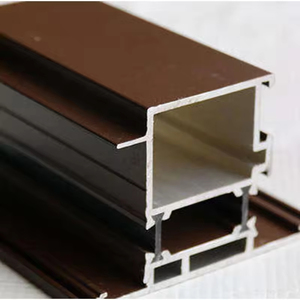 Trực tiếp nhà máy tùy chỉnh nhôm đùn Cửa Sổ Khung hồ sơ trong màu sắc Anodized - Product Image 3