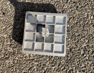 Дорожный светоотражатель 10x10 см с наполнением песком, односторонний/двусторонний, белый, для разметки дорог - Product Image 2