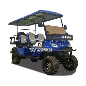 Carro de Golf Eléctrico Compacto para 4 Pasajeros, Carro Turístico de Baja Velocidad para Uso en Villas y Comunidades - Product Image 3