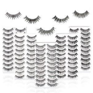 MUSELASH 50 Pares de Pestañas Postizas Profesionales 100% Hechas a Mano, Demi Wispies, Volumen, Multipacks, 5 Estilos, Set de Pestañas de 10mm, Naturales y Glamurosas - Product Image 4