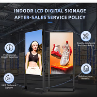 Pantalla Digital Vertical para Publicidad en Tiendas de Ropa Deportiva, Pantalla LCD para Promociones en Escaparates