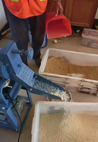 Ensemble de mini-machine à décortiquer le riz commerciale avec composants essentiels, moteur et moteur, comprend un décortiqueur et un éplucheur de riz