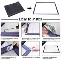 Moustiquaire moderne en nylon de haute qualité pour fenêtre moustiquaire en fibre de verre Filet de maille pour carreaux de mosaïque de bonne qualité