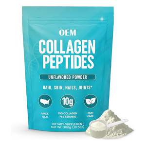 Nahrungsergänzungsmittel Kollagen-Peptide Pulver Geschmacksneutral Natürlich für Erwachsene Haar Haut Nägel und Gelenke 300g - Product Image 1