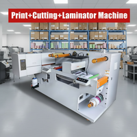 Meilleur prix – Nouvelle imprimante d'étiquettes UV automatique à jet d'encre avec machine de découpe, de laminage et d'estampage à chaud pour rouleaux de papier PET, BOPP, synthétique et kraft