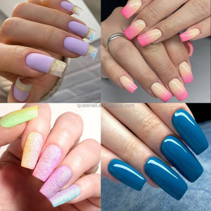 Bailarina francesa cuadrada corta para <span class=keywords><strong>uñas</strong></span>, <span class=keywords><strong>uñas</strong></span> artificiales, <span class=keywords><strong>Gelly</strong></span> mate - Product Image 6